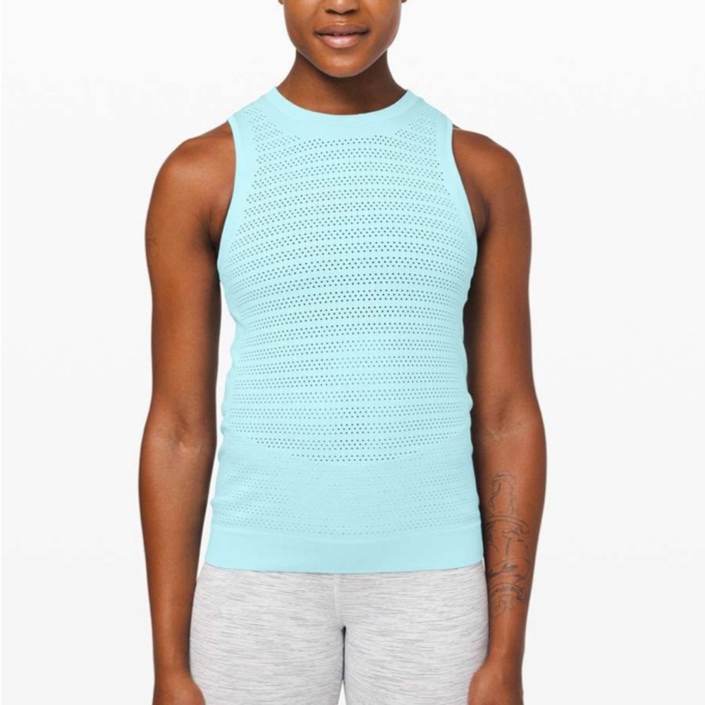 Lululemon blue/green tank